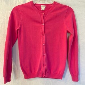 J Crew Crewcut Pink Cardigan Sz. 14